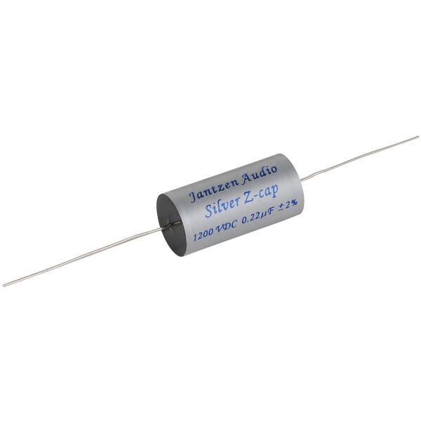 Main product image for Jantzen 0610 0.22uF 1200V Silver Z-Cap Crossover Capacitor027-754